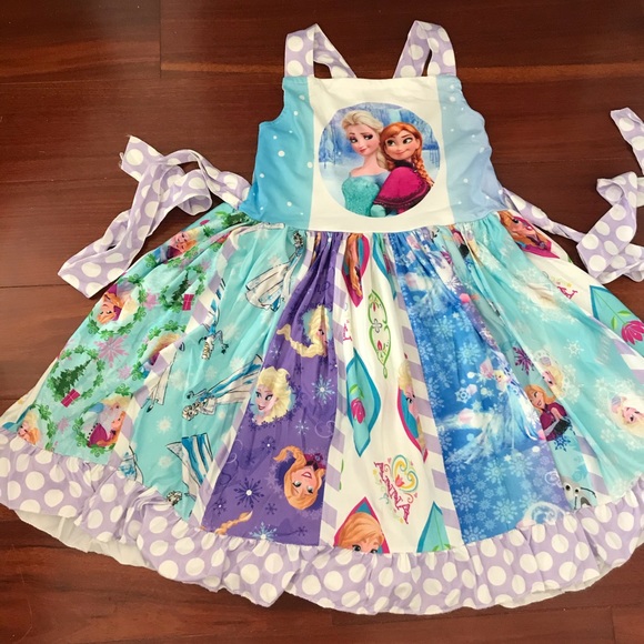 Frozen Elsa Anna twirl dress - Picture 4 of 8